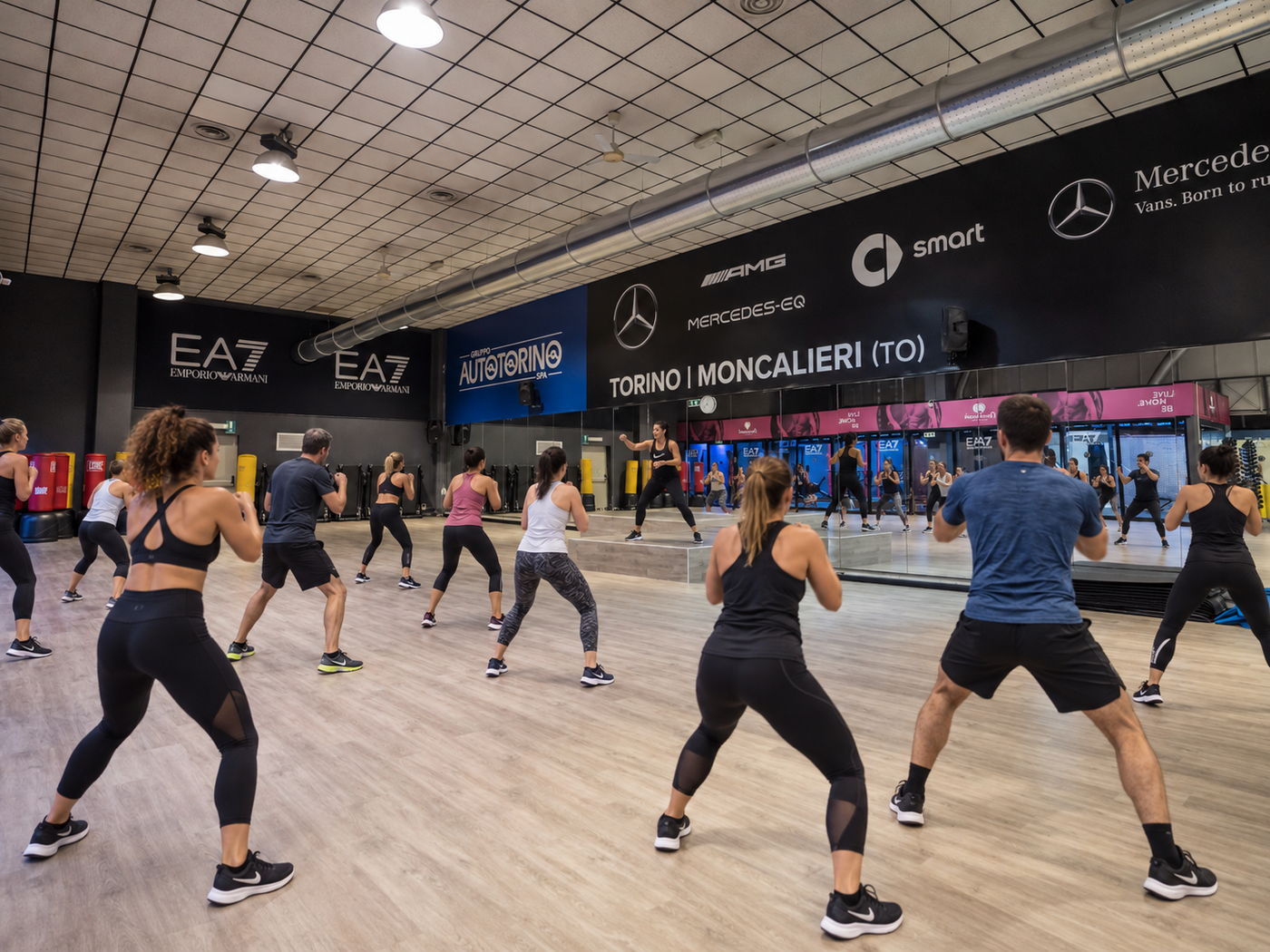 Corso fitness di gruppo al Ronchiverdi Sport Club