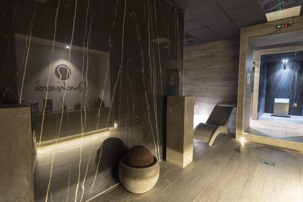 Sauna della Relax Zone Ronchiverdi